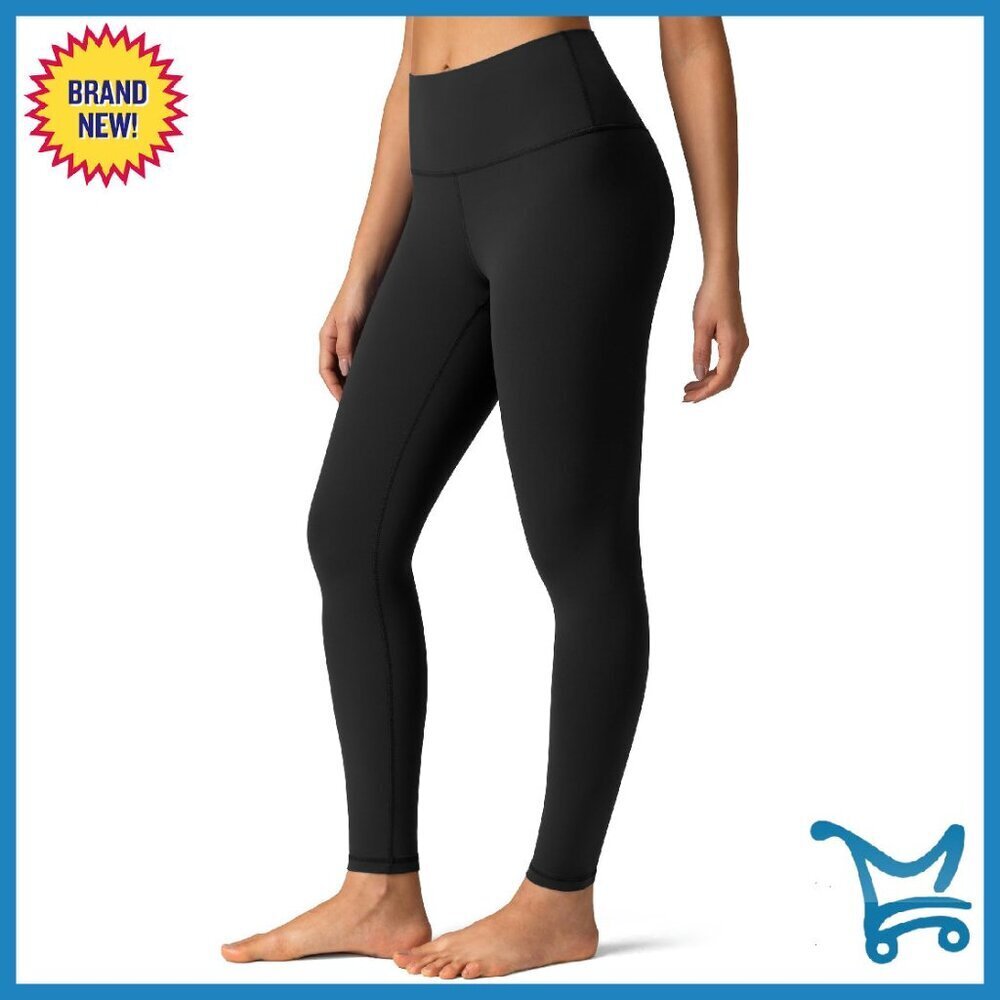 High Waisted Workout Leggings 25" Inseam Yoga Pants Dreamlux Fabric